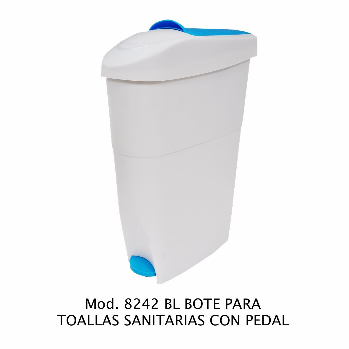 CESTO PARA TOALLAS SANITARIAS Y PANALES 19 lt - 8242BL